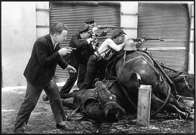 guerra civil en barcelona